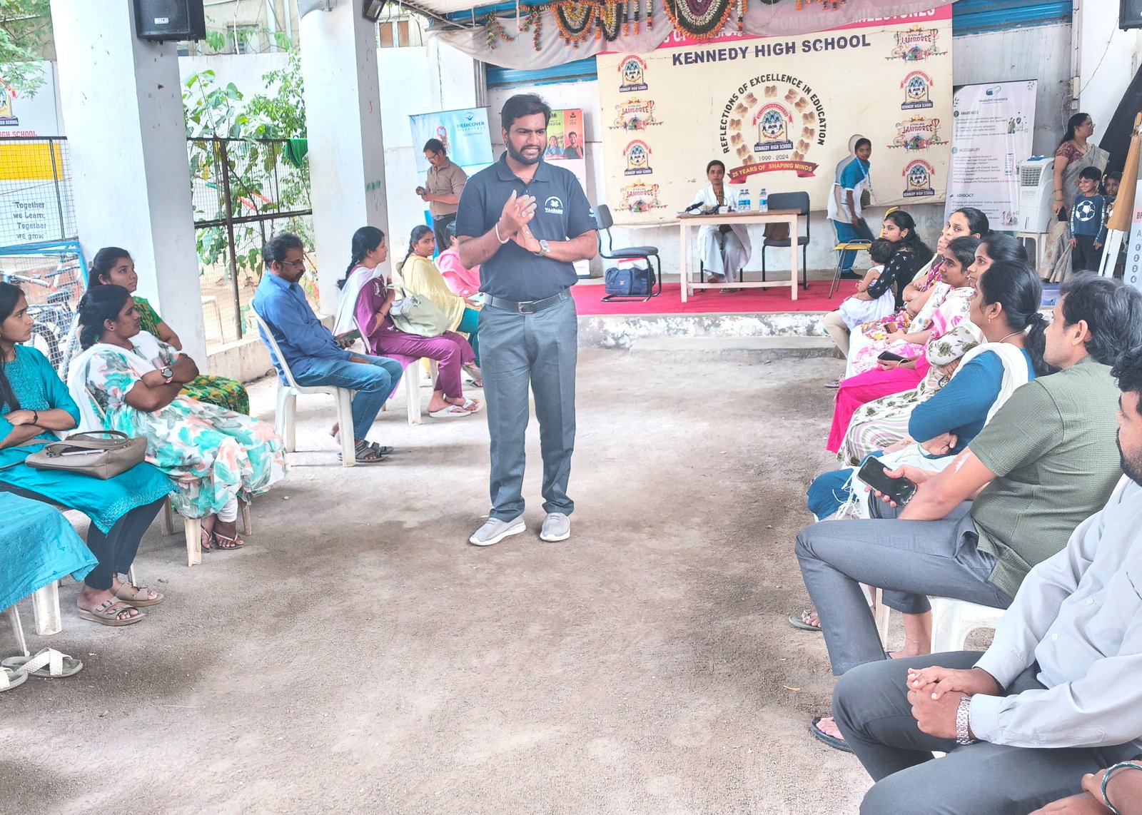 Vaaradhi Trust Partners with Smart Kennedy High School for a Successful Health Camp